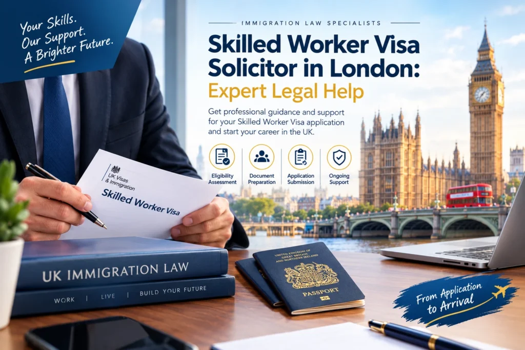 Skilled Worker visa solicitor in London