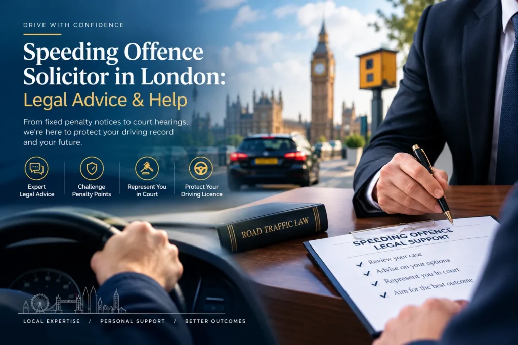 speeding offence solicitor in London